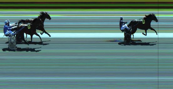 Målfoto for løp 1 på bane JA den 10.07.2022