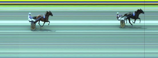 Målfoto for løp 2 på bane JA den 18.07.2022