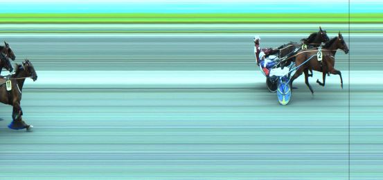 Målfoto for løp 1 på bane JA den 25.07.2022