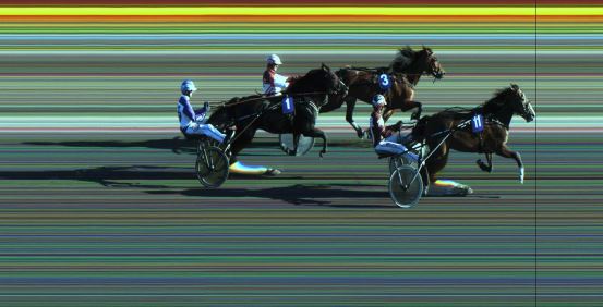 Målfoto for løp 2 på bane JA den 12.08.2022