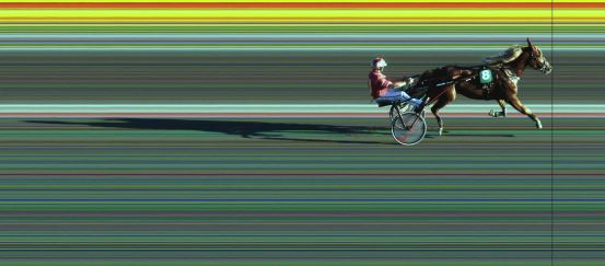 Målfoto for løp 4 på bane JA den 12.08.2022