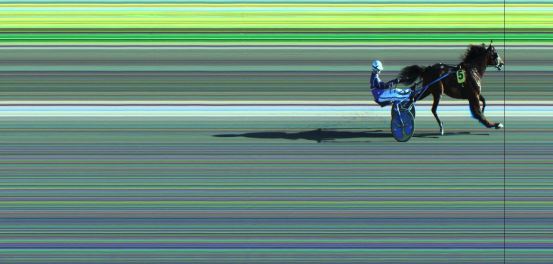 Målfoto for løp 1 på bane JA den 21.08.2022