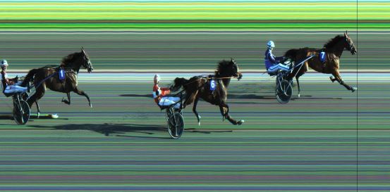 Målfoto for løp 2 på bane JA den 21.08.2022