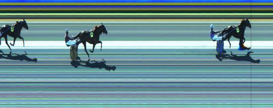 Målfoto for løp 1 på bane JA den 20.09.2022