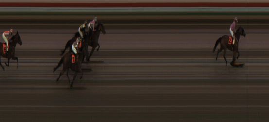 Målfoto for løp 2 på bane JA den 23.09.2022