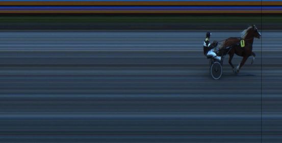 Målfoto for løp 1 på bane JA den 07.10.2022