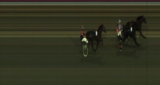 Målfoto for løp 2 på bane JA den 14.10.2022