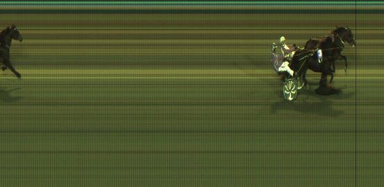 Målfoto for løp 2 på bane JA den 23.10.2022