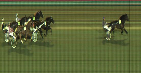 Målfoto for løp 9 på bane JA den 23.10.2022