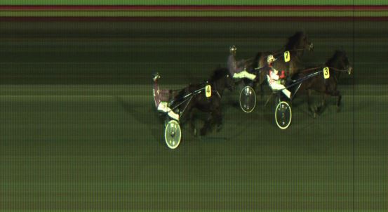 Målfoto for løp 1 på bane JA den 11.11.2022