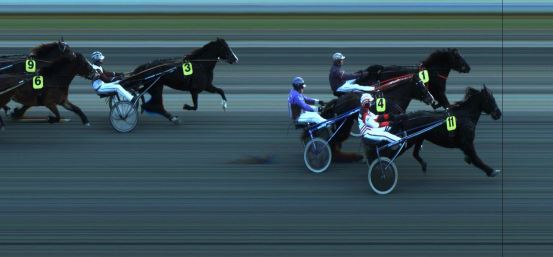 Målfoto for løp 1 på bane JA den 19.11.2022