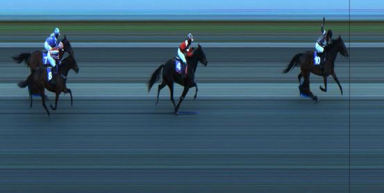 Målfoto for løp 2 på bane JA den 19.11.2022