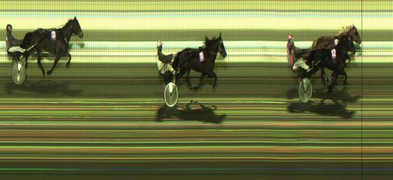 Målfoto for løp 8 på bane JA den 07.01.2023