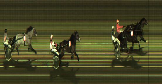 Målfoto for løp 3 på bane JA den 09.01.2023