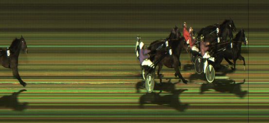 Målfoto for løp 6 på bane JA den 09.01.2023