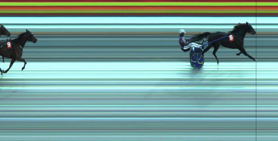 Målfoto for løp 3 på bane JA den 25.01.2023