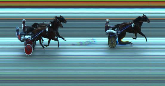 Målfoto for løp 6 på bane JA den 25.01.2023