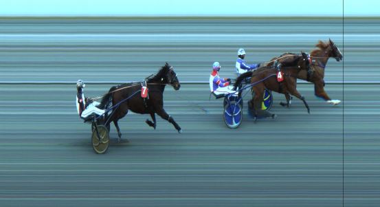 Målfoto for løp 3 på bane JA den 01.02.2023