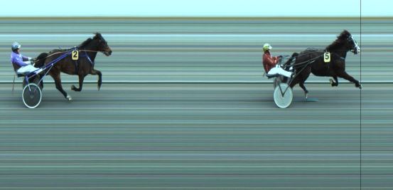 Målfoto for løp 7 på bane JA den 01.02.2023