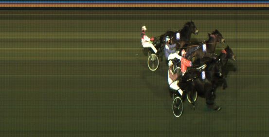 Målfoto for løp 2 på bane JA den 10.02.2023