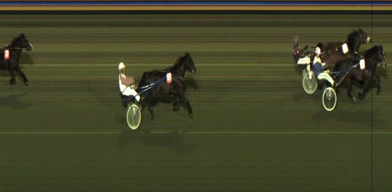 Målfoto for løp 3 på bane JA den 10.02.2023