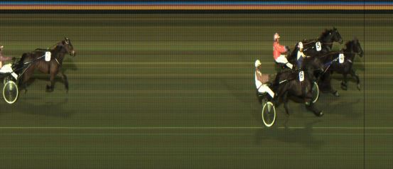 Målfoto for løp 5 på bane JA den 10.02.2023