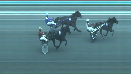 Målfoto for løp 2 på bane JA den 15.02.2023