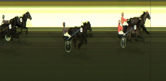 Målfoto for løp 5 på bane JA den 26.02.2023