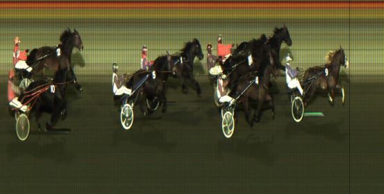 Målfoto for løp 6 på bane JA den 10.03.2023