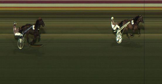 Målfoto for løp 5 på bane JA den 25.03.2023