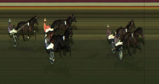 Målfoto for løp 6 på bane JA den 25.03.2023