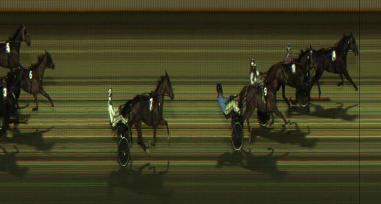 Målfoto for løp 6 på bane JA den 14.04.2023