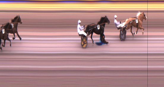 Målfoto for løp 5 på bane JA den 23.04.2023