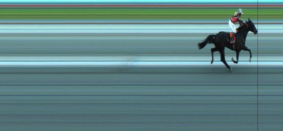 Målfoto for løp 2 på bane JA den 30.04.2023