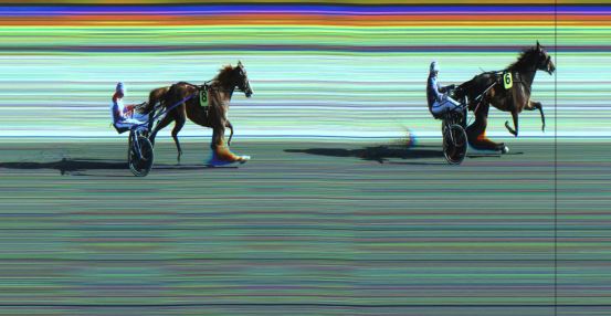 Målfoto for løp 1 på bane JA den 07.05.2023