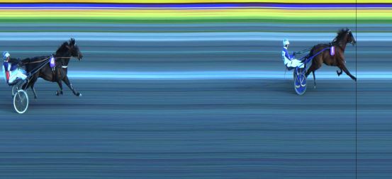 Målfoto for løp 8 på bane JA den 12.05.2023