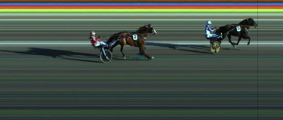 Målfoto for løp 5 på bane JA den 02.06.2023