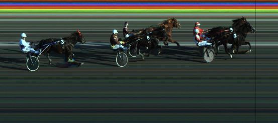 Målfoto for løp 6 på bane JA den 02.06.2023