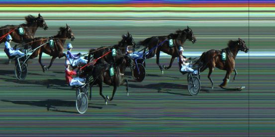 Målfoto for løp 4 på bane JA den 09.06.2023