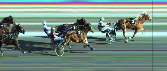 Målfoto for løp 6 på bane JA den 09.06.2023