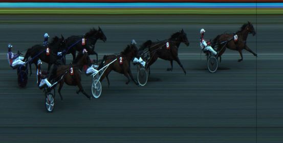 Målfoto for løp 3 på bane JA den 18.06.2023