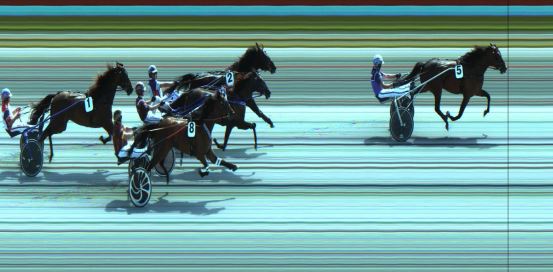 Målfoto for løp 5 på bane JA den 26.06.2023