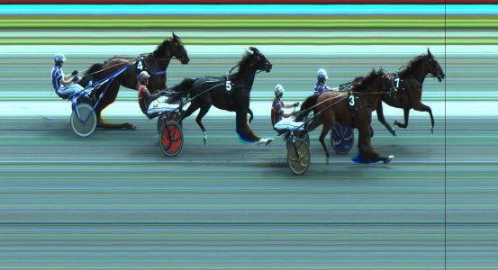 Målfoto for løp 6 på bane JA den 26.06.2023