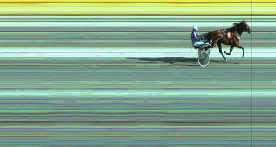 Målfoto for løp 3 på bane JA den 02.07.2023