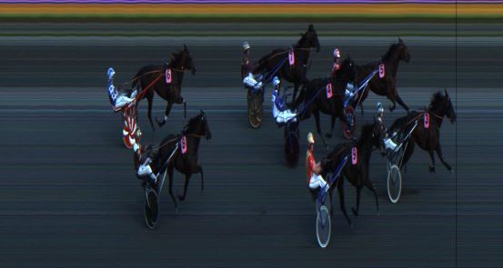 Målfoto for løp 10 på bane JA den 07.07.2023