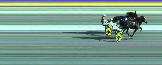 Målfoto for løp 2 på bane JA den 07.07.2023