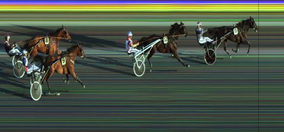 Målfoto for løp 7 på bane JA den 07.07.2023