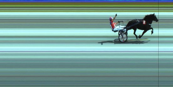 Målfoto for løp 3 på bane JA den 08.07.2023