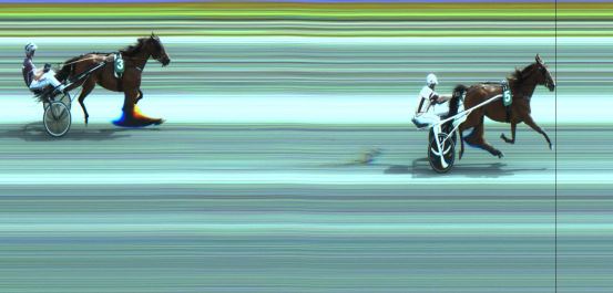 Målfoto for løp 4 på bane JA den 08.07.2023