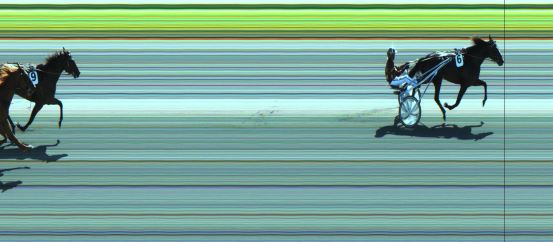 Målfoto for løp 5 på bane JA den 29.08.2023